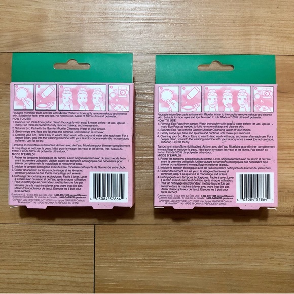 Garnier Skin Activate Micellar Cleansing Eco Pads NWT - Picture 2 of 4